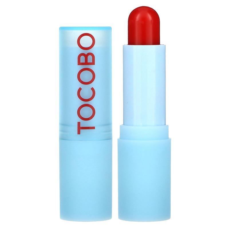 Tocobo Glass Tinted Lip Balm, 011 Flush Cherry, 0.12 oz (3.5 g)