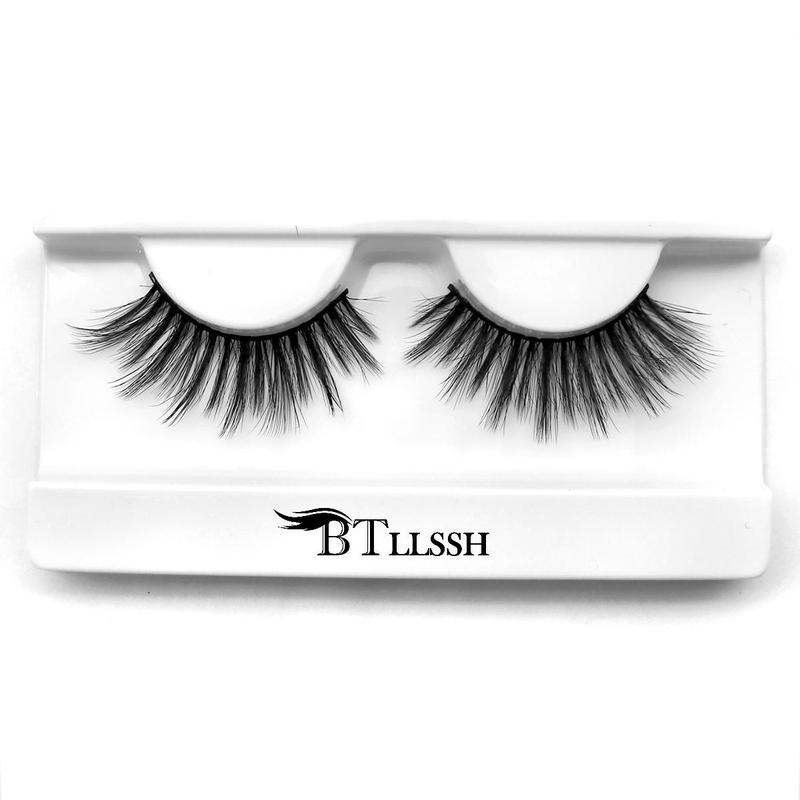 1 Pair Natural Extra Long Thick False Eyelashes, Curly False Strip Eye Lashes, Portable Makeup Tool for Women Girls