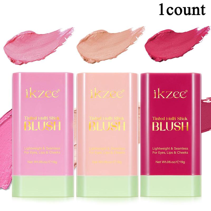 Long Lasting Blush Stick, 1 Count Multi-use Makeup Blush Stick, Cream Blush Stick, for Cheek & Eyes & Lips, Makeup Product for Women & Girls