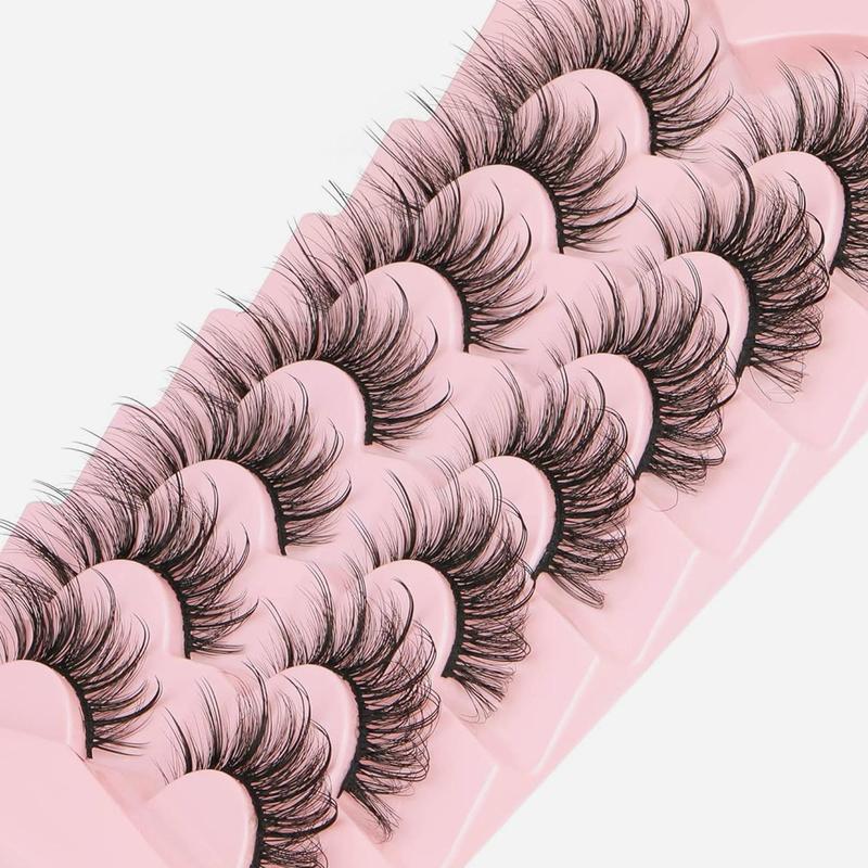 Lightweight Fluffy False Lash Clusters, 7 Pairs Natural False Lash Clusters for Lash Extension, Eyelash Extension Kit, DIY Individual Lash Kit, Lashes Extension Kit