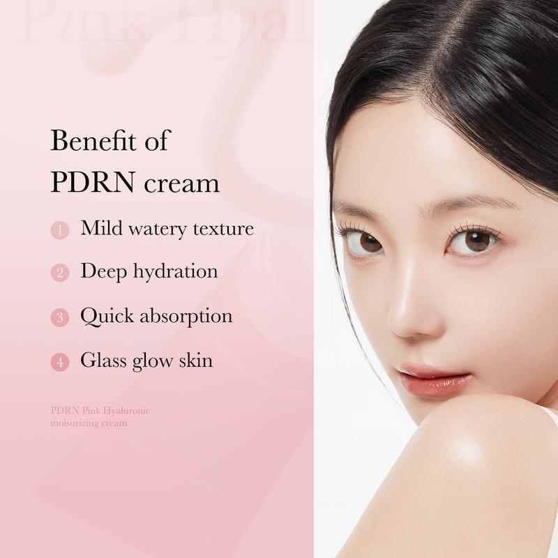 [Official Shop] PDRN Pink Hyaluronic Moisturizing CreamㅣPink Soothing CreamㅣSalmon Sperm, Salmon PDRN, Hydrating, Moisturizing, Firming, Uneven Skin Tone, Pore Care, Korean Skincare, Vegan Option