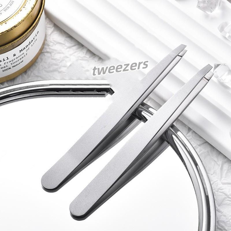 Professional Stainless Steel Tweezer Set-Precision Oblique, Flat and Pointed Tweezers for Eyebrow Trimming, Facial Hair, Folliculitis and Irritant Removal, without Flavor Beauty Tools Set, Leaving Skin Smooth