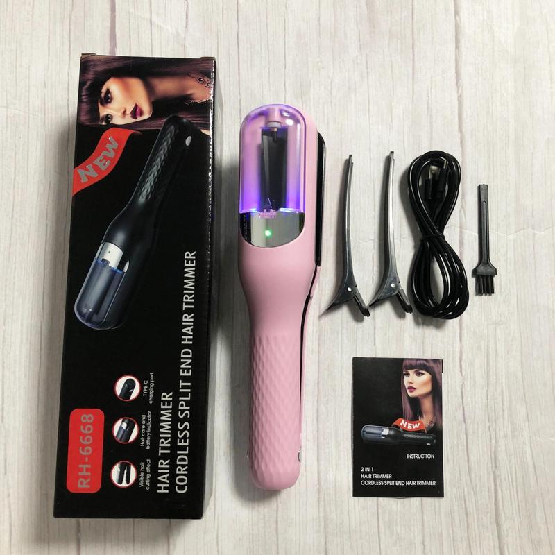 Automatic Electric Hair Clipper, Multi-functional Type C Charging Hair Split End Clipper, Electric Hair Shaving Supplies for Men & Barber, Men's Clippers,  Split End Trimmer