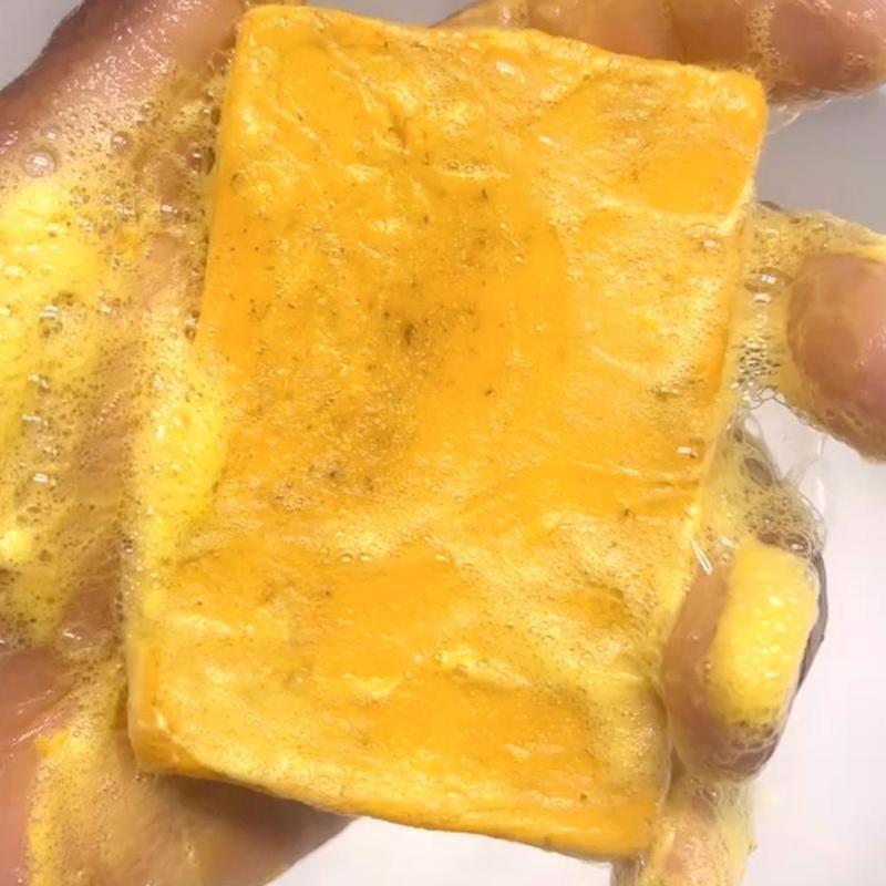 3PCS Lemon Turmeric Kojic Acid Soap Lemon Kojic Acid Soap Bar Turmeric Soap Bar Kojic Acid Soap for Face turmeric  soap