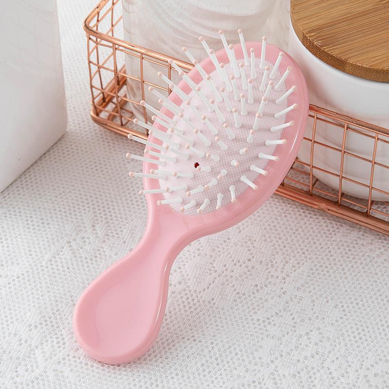 Portable Air Cushion Comb, Cute Mini Massage Comb, Hair Care & Styling Tool For Women & Girls