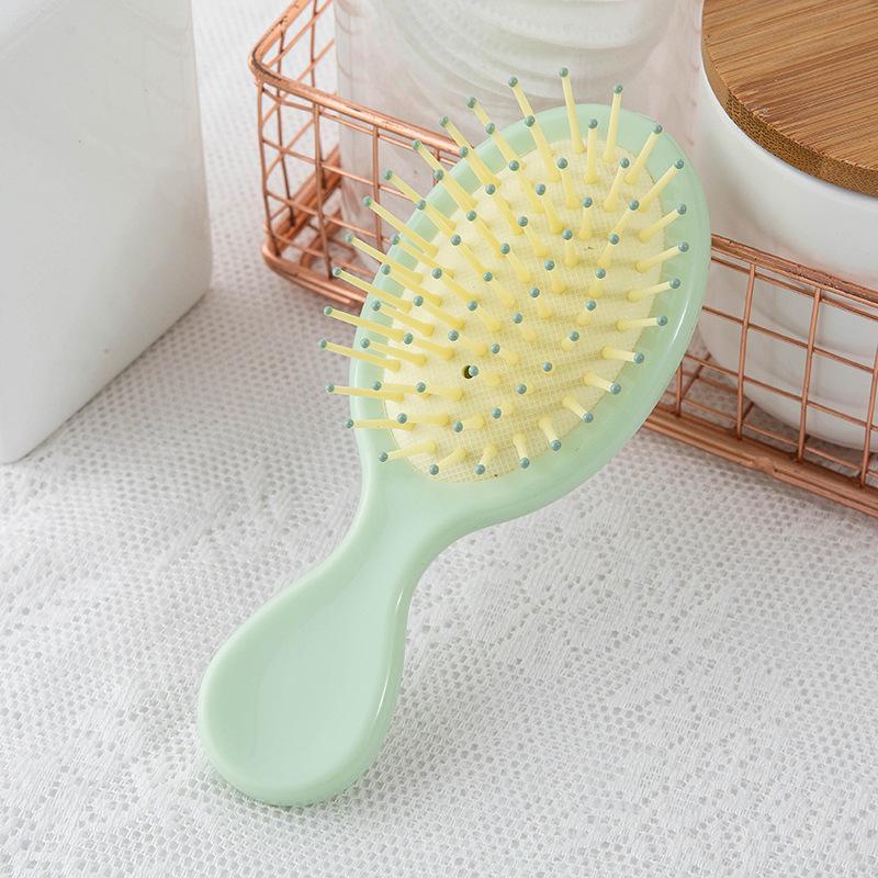 Portable Air Cushion Comb, Cute Mini Massage Comb, Hair Care & Styling Tool For Women & Girls