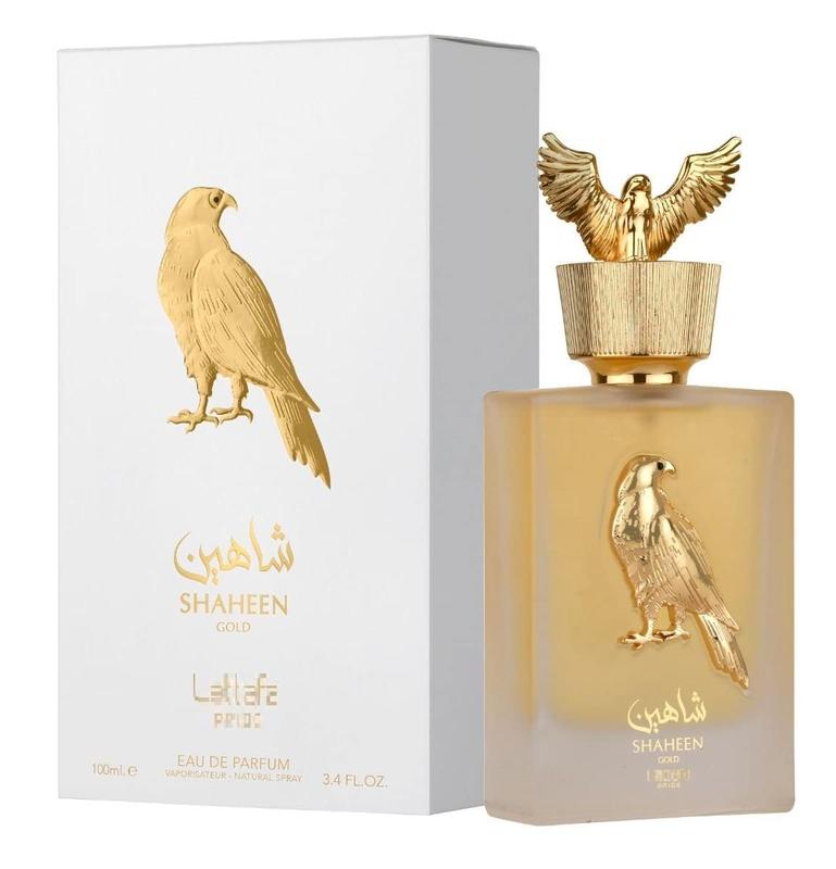 Shaheen Gold By Lattafa Pride Eau de Parfum fo rmen 3.4 Oz