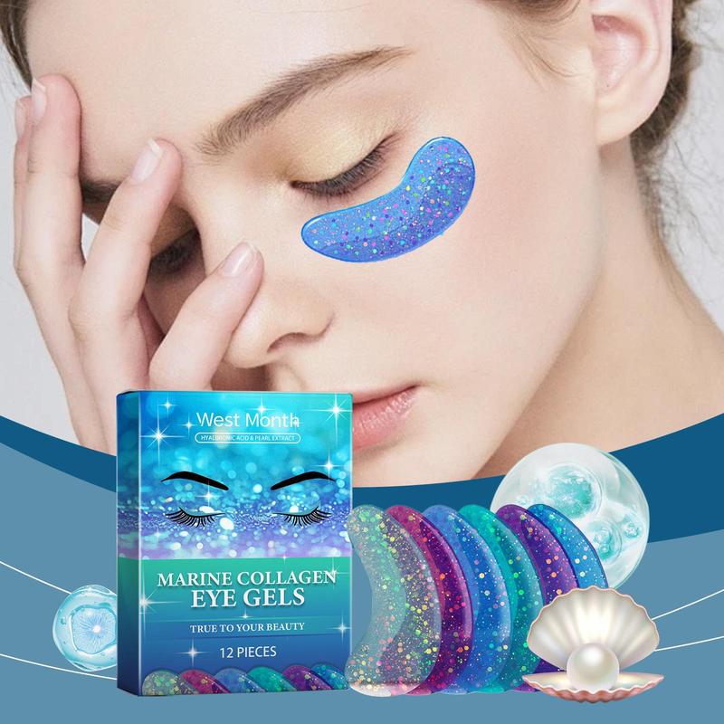 Moisturizing Eye Mask, 12pcs box Hydrating Eye Care Mask, Eye Skin Firming & Lifting Mask, Eye Care Product for Women & Men