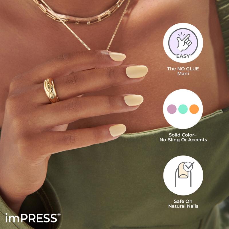 imPRESS Color Press-On Manicure - Peanut Pink