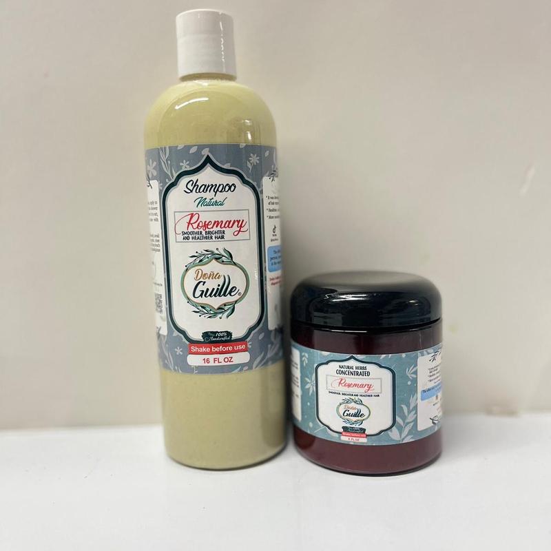 Kit alopecia Rosemary Shampoo Haircare hairloss