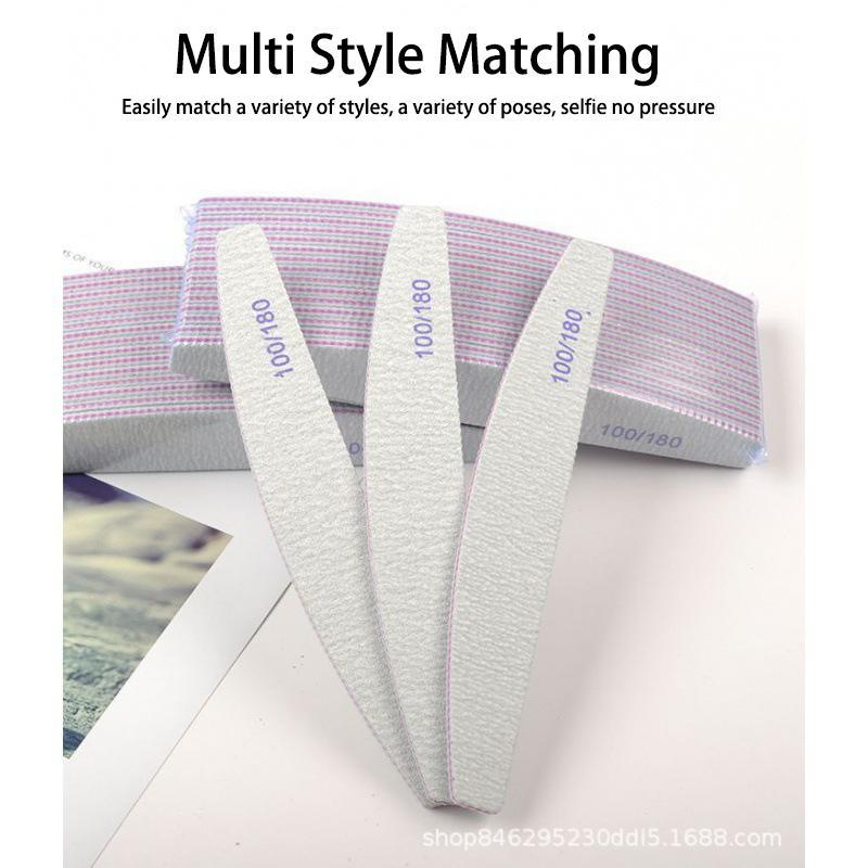 Double-sided Nail File, 25pcs Nail Polishing Strip, Professional Manicure Tool for Beauty Salon