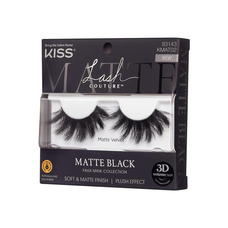 KISS Lash Couture Matte Black - Matte Velvet