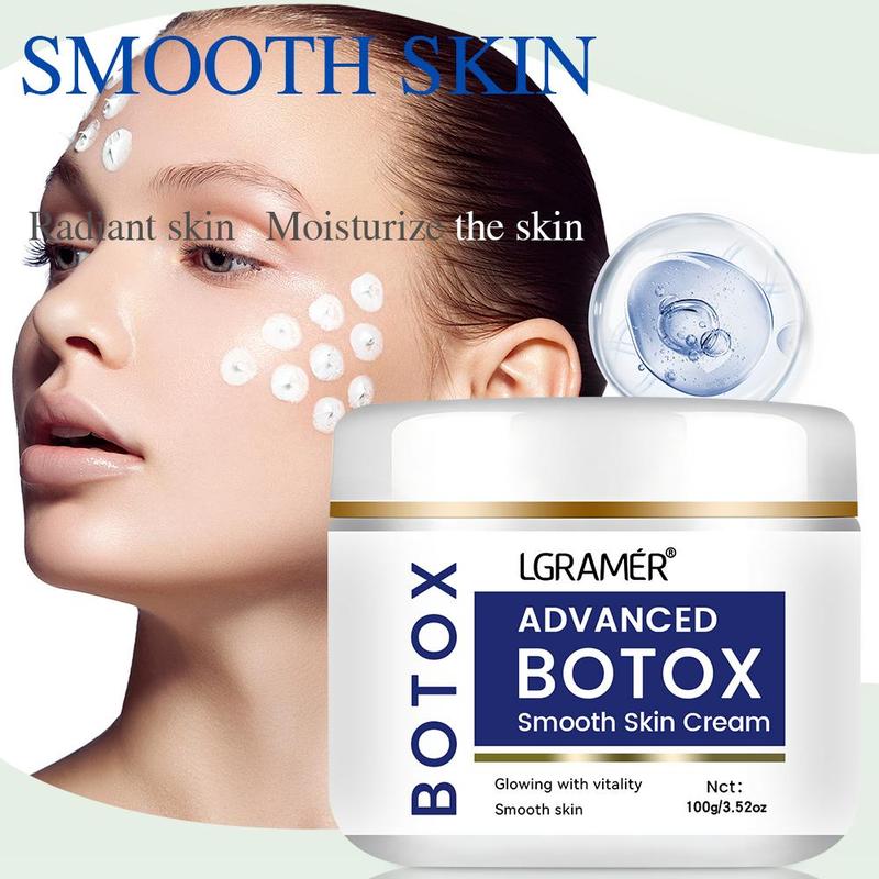 Advanced Botox Smooth Skin Cream, Moisturizing Facial Cream, Hydrating Refreshing Facial Moisturizer, Face Lotion for Women & Men, Christmas Gift