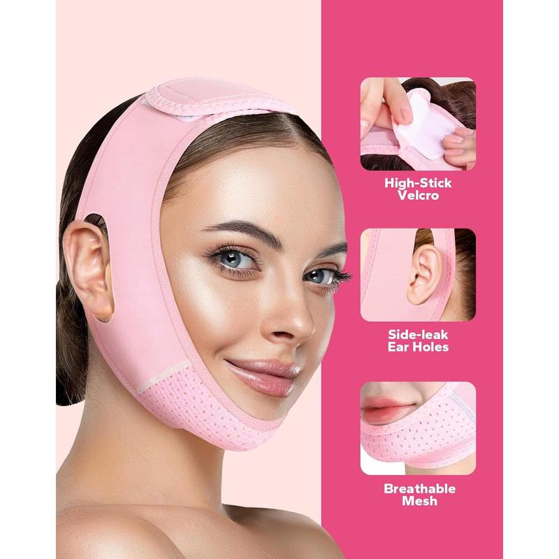 BG Reusable Face Strap, V Line Mask, Double Chin Reducer, Chin Up Patch, Chin Strap, V Shaped Belt, V Shaped Face Mask for Sagging