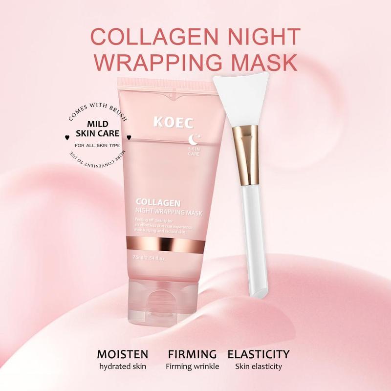 [KOEC Official Shop] Collagen NightWrapping Mask : SLEEP, SHED, AND GLOW! Skincare Cream Peel Peeling Comfort Skin Repair