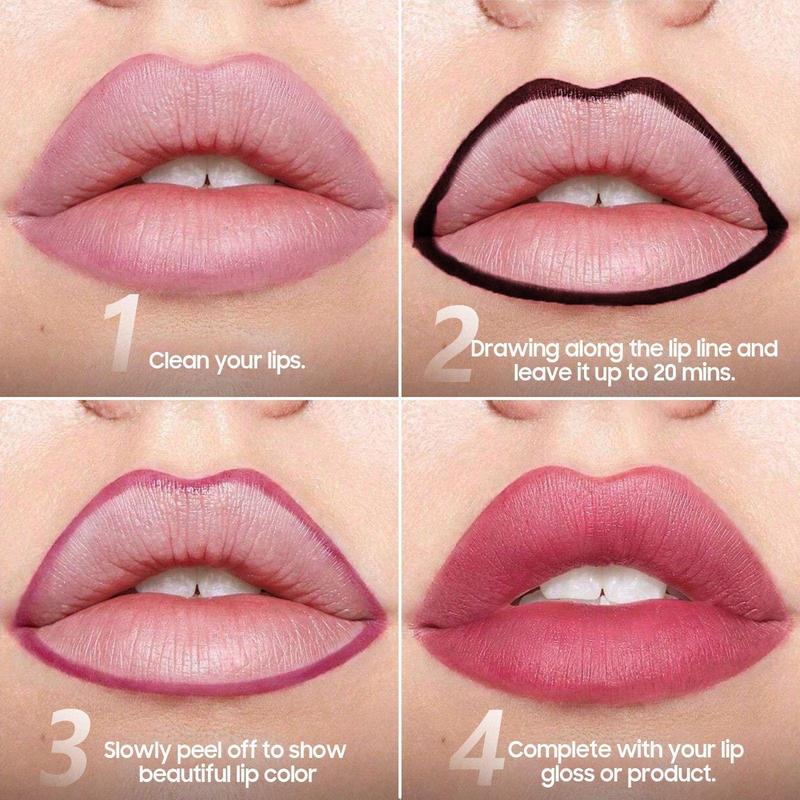 Limited time discounts, more cost-effective shopping!!! For One Long Wear Tattoo Lip Liner, Transfer-proof Lip Stain Peel Off, Longwear Rich Lip Colors, Create a Charming Plump Lip Look, Keeps Your Lip Line In Day and Night