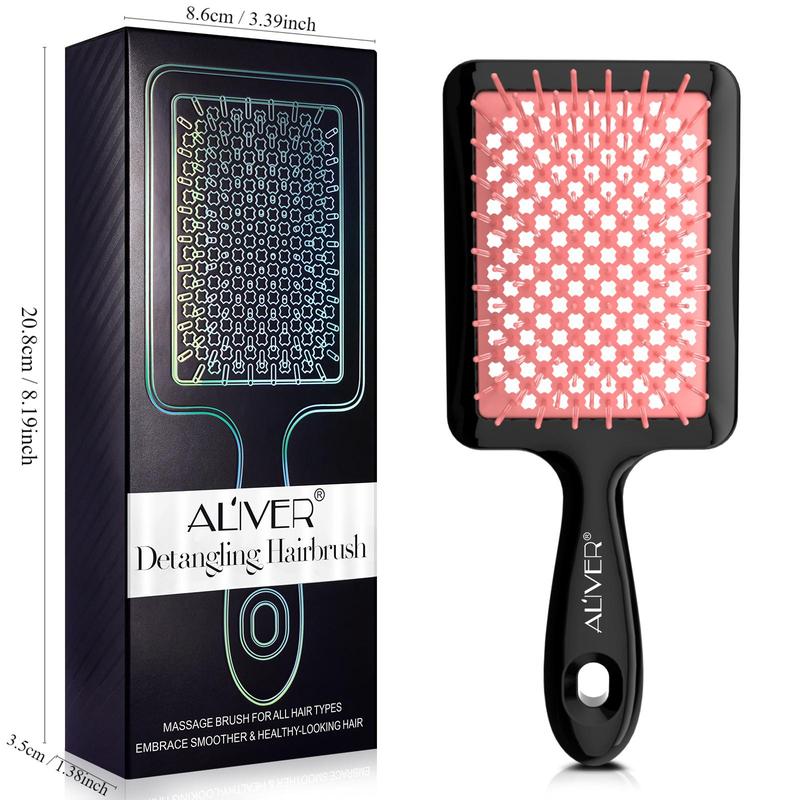 Hollow out Hair Brush, Scalp Massage Comb, Hair Detangling & Styling Tool for Women & Men, Household Hair Care Products