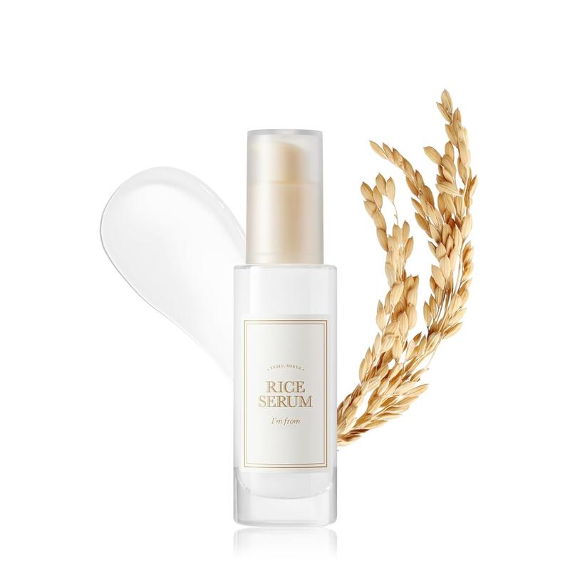 [I'M FROM OFFICIAL SHOP] Rice Cream + Rice Serum, Special Set, Rice Extract from Korea, Glow Essence with Niacinamide, Hydrating for Dry Skin, Vegan, Alcohol Free,Fragrance Free, Peta Approved, K Beauty Moisture Skincare Skin Repair Hydrate Moisturizer