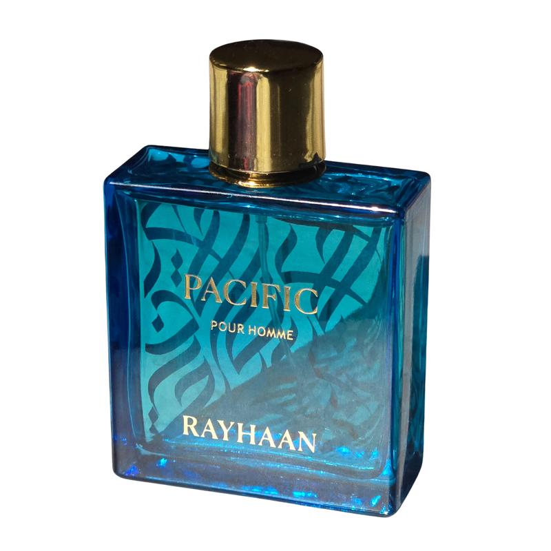 Rayhaan Pacific for Men Eau de Parfum Spray, 3.4 Ounce