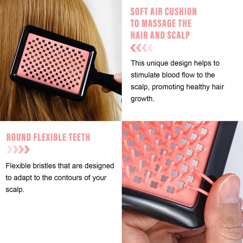 Hollow out Hair Brush, Scalp Massage Comb, Hair Detangling & Styling Tool for Women & Men, Household Hair Care Products