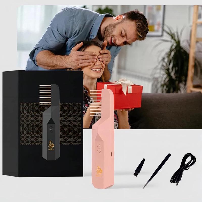 Achieve a Good Hair Day Every Day with Oud Hair Diffuser Comb - Long-lasting Fragrance