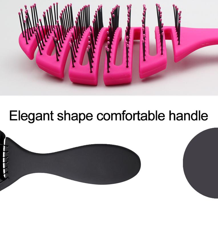 2024 Christmas Ventilated design and ultra-soft bristles for safe blow drying, ergonomically designed handle for easy detangling of knots and unmanageable hair Brush Haircare