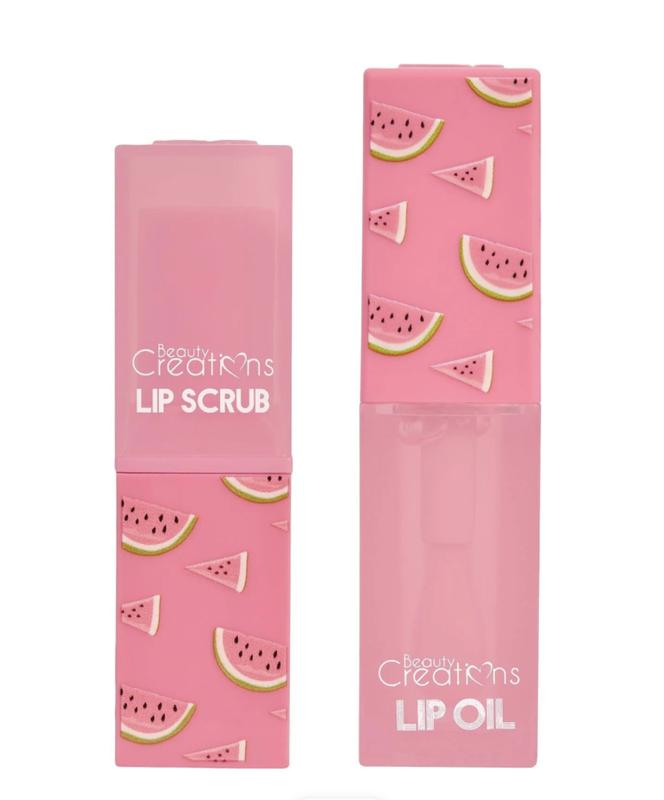 Sweet Dose Lip Care Duo- Lip Scrub and Lip Oil Duo- Stocking Stuffer, Gift Set- 4 Scents