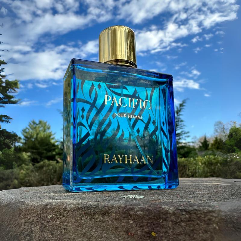 Rayhaan Pacific for Men Eau de Parfum Spray, 3.4 Ounce