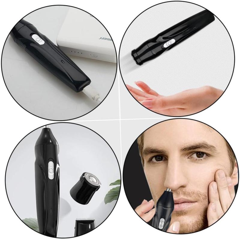 Men's Nose Hair Trimmer, Rechargeable Nose Hair Trimmer -2024 Professional Painless Nose Hair Trimmer Ear and Facial Hair Trimmer, Easy to Clean