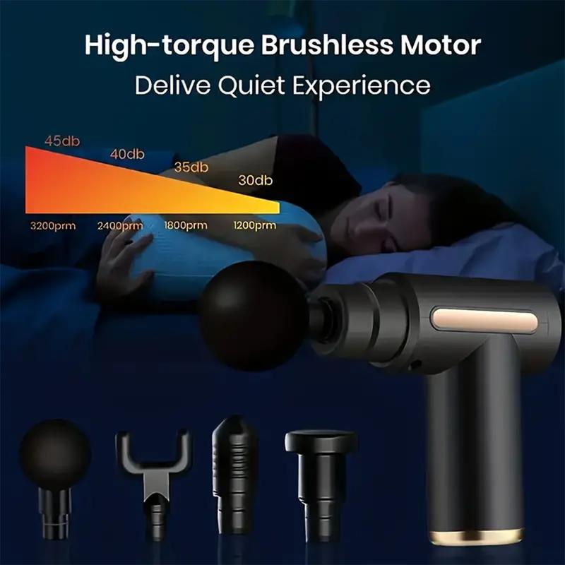 Multifunctional Electric Massager: Professional  Device for Anywhere Comfort  gun percussion massage