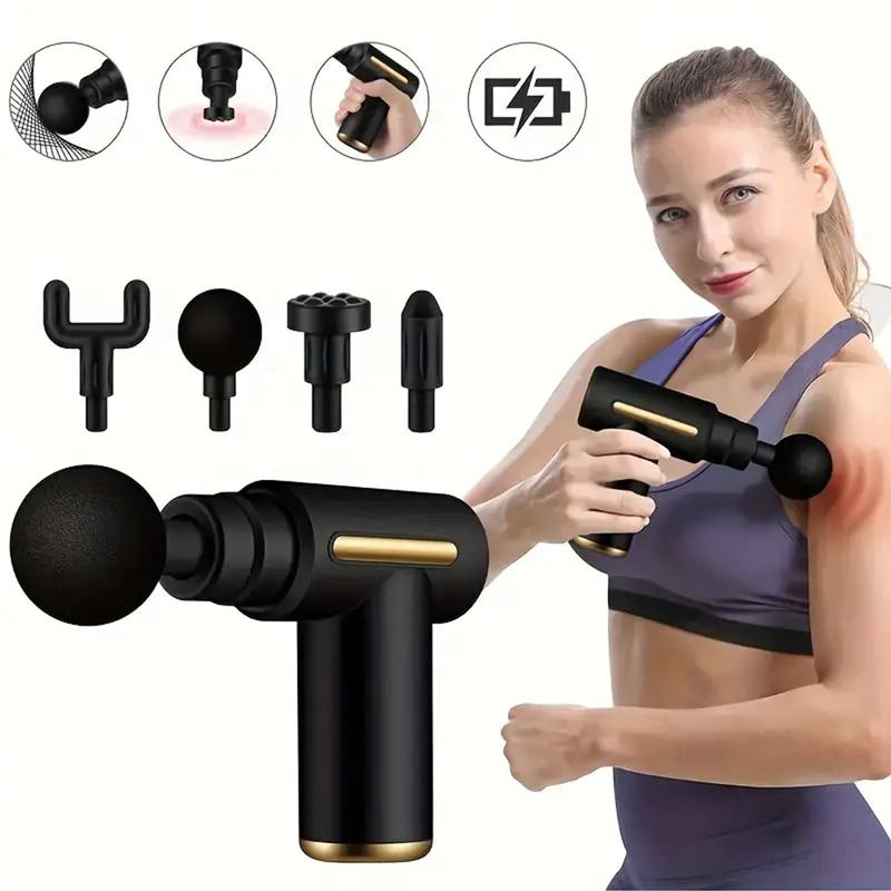 Mini Comfort Electric Fascia Massager: Perfect Fitness Equipment for Home Gym  gun percussion massage