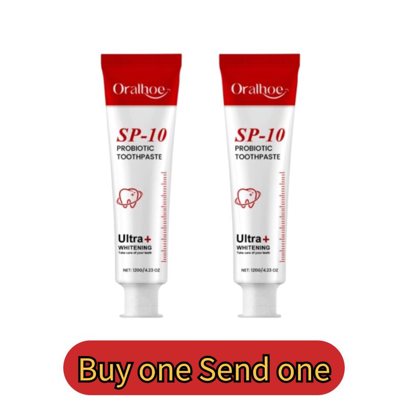 [Free shipping]SP-10 Probiotic WhiteningToothpaste, Free of Huoride,SP-4 Hydroxyapatite, Anti plaque,  SP-6 OralHealth Management brighten toothpaste