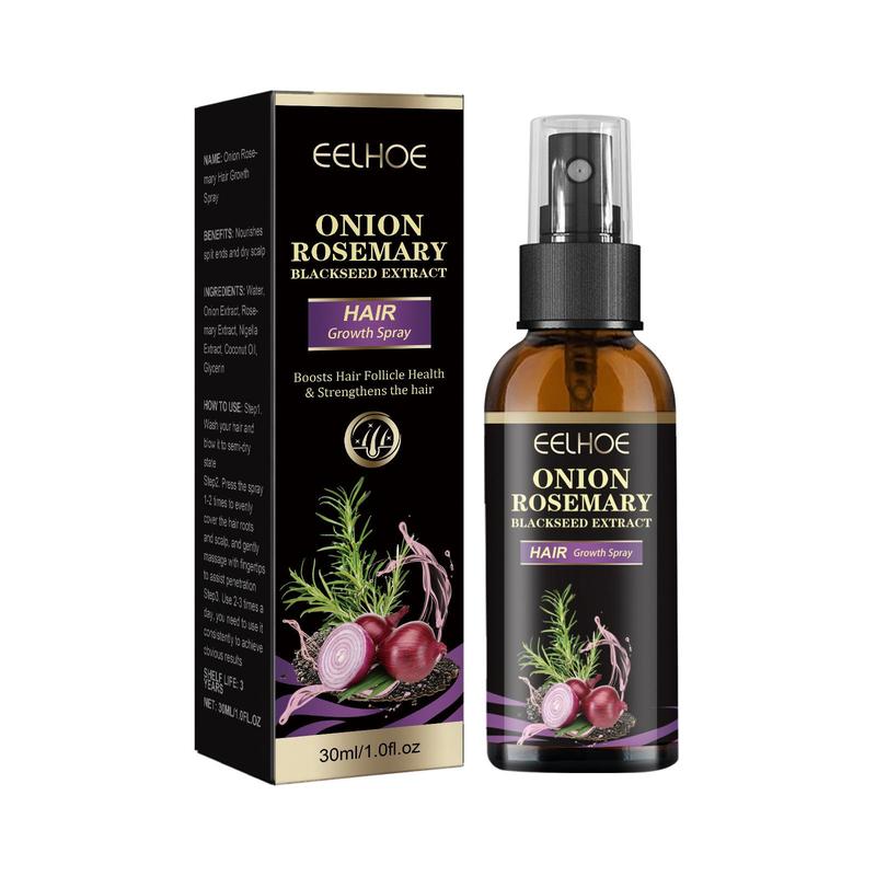 Onion Rosemary Essential Hair Care Massage Oil, Hair Care & Styling Product For Making Thin Hair Look Thicker