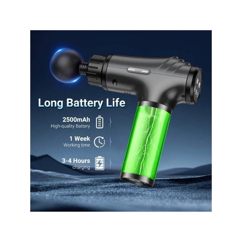 Massage Gun, Athlete Back Arm Massage, Massage Relaxation Massage Gun Deep Tissue, Handheld Electric Body Muscle Massage Gun Comfort