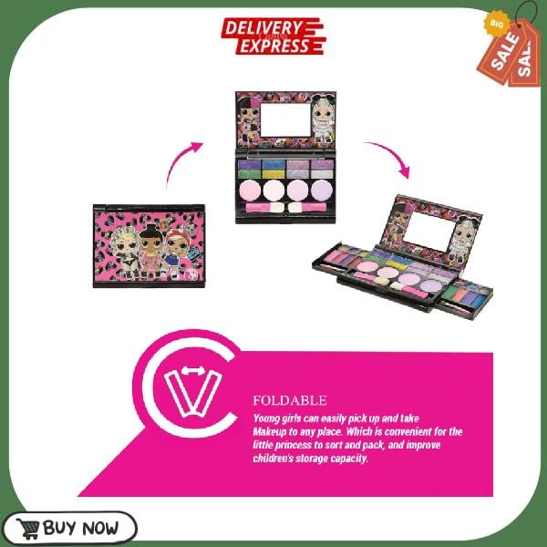 LOL Surprise Cosmetic Compact Set,Portable Foldable Makeup Beauty Kit