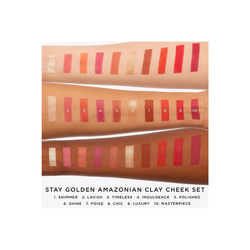 tarte Stay Golden ian Clay Cheek Set in Pinks & Corals