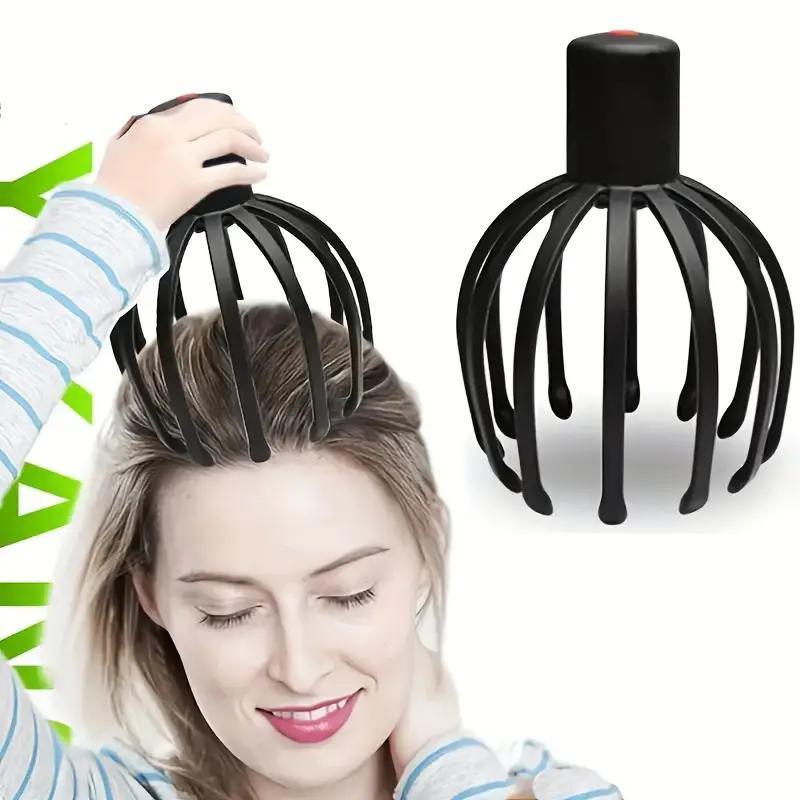 Octopus Shaped Electric Massage Tool, 1 Count Portable Scalp Massager, Head Massage Tool, Deep Relaxation & Stress Relief Tool for Home & Travel, Christmas Gift, Stocking Fillers