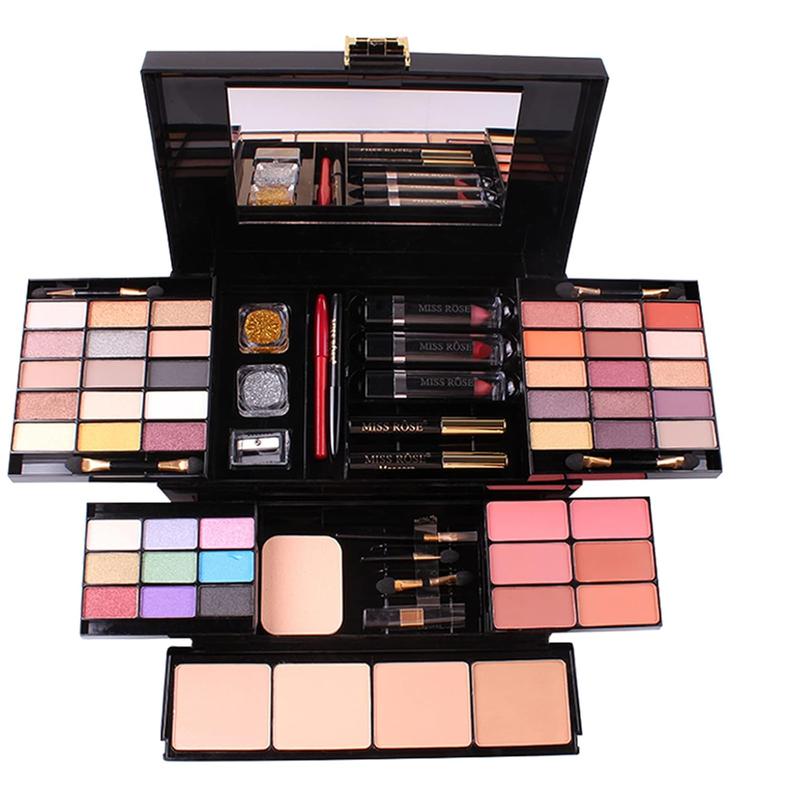 54 Color All-in-One Holiday Gift Makeup Set  Essential Starter Bundle Include Eyeshadow Palette Lipstick Concealer Blush Mascara Foundation  Powder - Makeup Kit for Women Full Kit