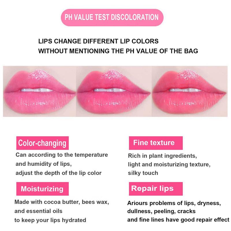 6 Pack Crystal Jelly Flower Lipstick Set, Nutritious Temperature Change Lip Balm Long Lasting Moisturizer Lip Gloss Magic Color Change Lip Stick Set