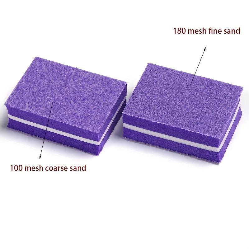 Square Nail Art & Nail Care Nail Files Blocks, 10pcs Multicolor Nail Art Sponge Block, Nail Polishing Block, Nail Polish Nail File Sponge Block, Nail Art Tool, Nail Polish Set Nail Care Manicure Kit