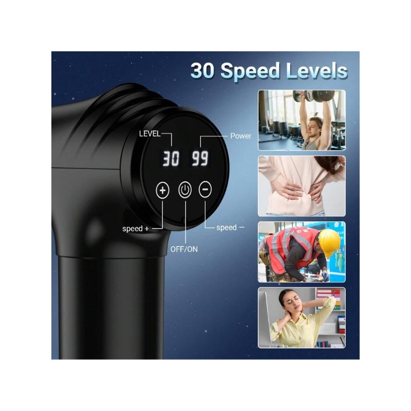 Massage Gun, Athlete Back Arm Massage, Massage Relaxation Massage Gun Deep Tissue, Handheld Electric Body Muscle Massage Gun Comfort