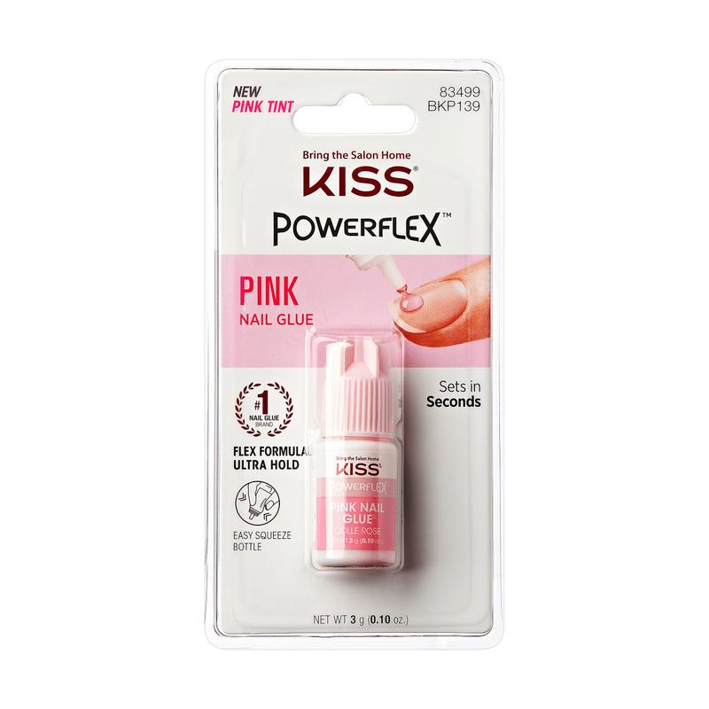 KISS PowerFlex Pink Nail Glue - 0.10 oz.