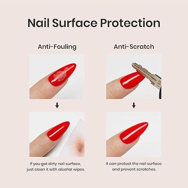 2 Pcs 15ml No Wipe Gel Top Coat and Base Coat Set - Shine Finish and Long Lasting, Soak Off LED Nail Lamp Gel Base Top Coat Finish Nail Art Design Manicure Gifts for Women