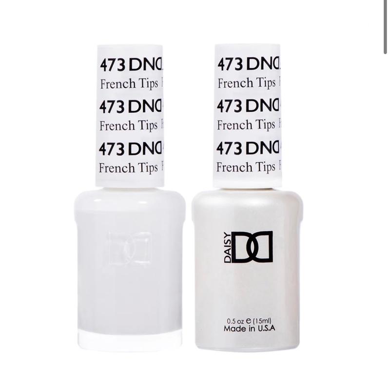 DND 473 French Tip Gel and Lacquer Duo nail care nail art