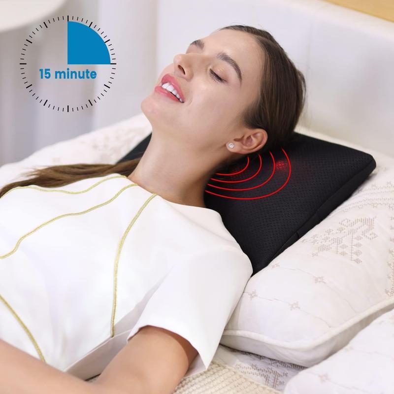 WOQQW Back Massager, Shiatsu Back and Neck Massager, Electric Shoulder Foot Massager Pillow with Heat, Waist, Shoulders, Legs, Relaxation Gift for Women Men Father Mom,Best Christmas Gifts for Dads, Moms, Boys and Girls-Christmas surprise