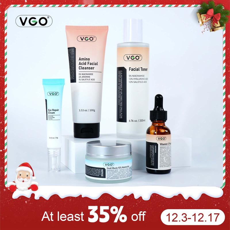 VGO Skincare Five-step Routine Daily care Repair Moisturizing Improving skin condition-A