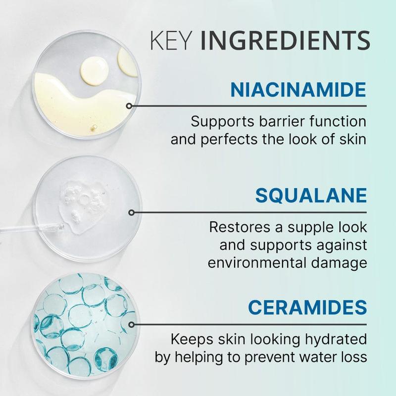 GOPURE Niacinamide Face Moisturizer Water Cream with Squalene and Ceramides