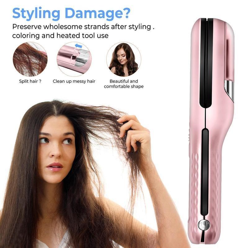 [LIVE]Portable Hair Split Ends Trimmer Women‘s Professional Hair Cutter Wireless Smooth End Cutting Clipper Product for Beauty Comfort Salon Cordless