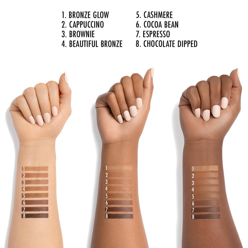 Color Perfect Foundation Stick with Soft Brush Applicator Duo – Buildable, Blendable Versatile Pigment-Rich Formula - Bronze Glow