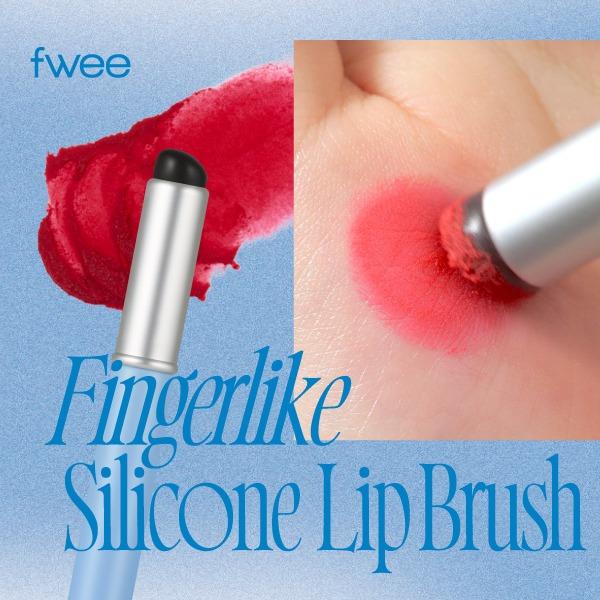 fwee Fingerlike Lip Brush (Silicone) | Silicone tip, Directly transfers product onto lips | portable and easy to clean